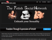 Tablet Screenshot of fetish-forums.com